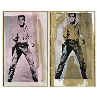 Richard Pettibone - Andy Warhol, Elvis, 1964; Andy Warhol, Elvis, 1964 [Two Works]