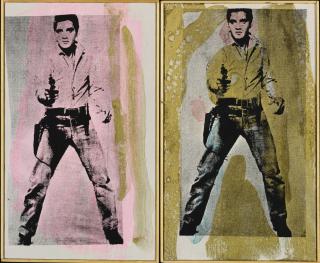 Richard Pettibone - Andy Warhol, (Elvis, 1964); Andy Warhol (Elvis, 1964)
