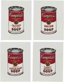 Richard Pettibone - Campbell\'S Soup (Set Of Four)