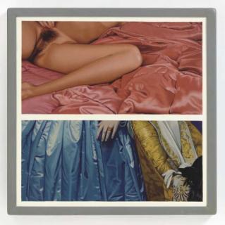 Richard Pettibone - Playboy Nude, Left Leg and Crotch; and Ingres, The Princess de Broglie, 1853