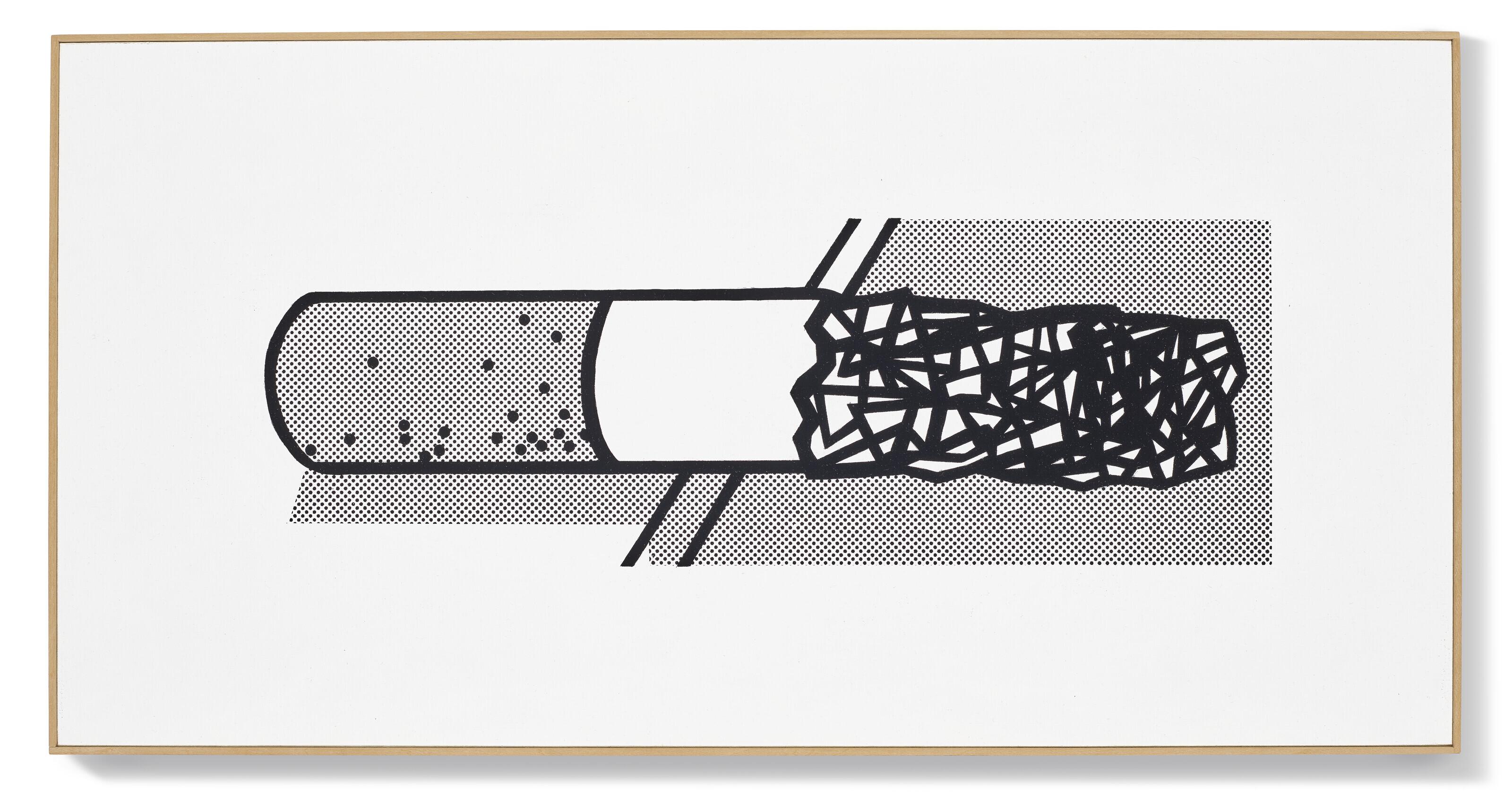 Richard Pettibone - Roy Lichtenstein, \'Cigarette\', 1963 #3