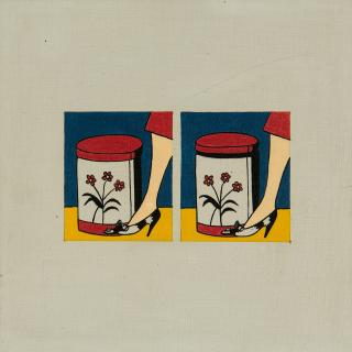 Richard Pettibone - Roy Lichtenstein, Step-on-can with Leg.