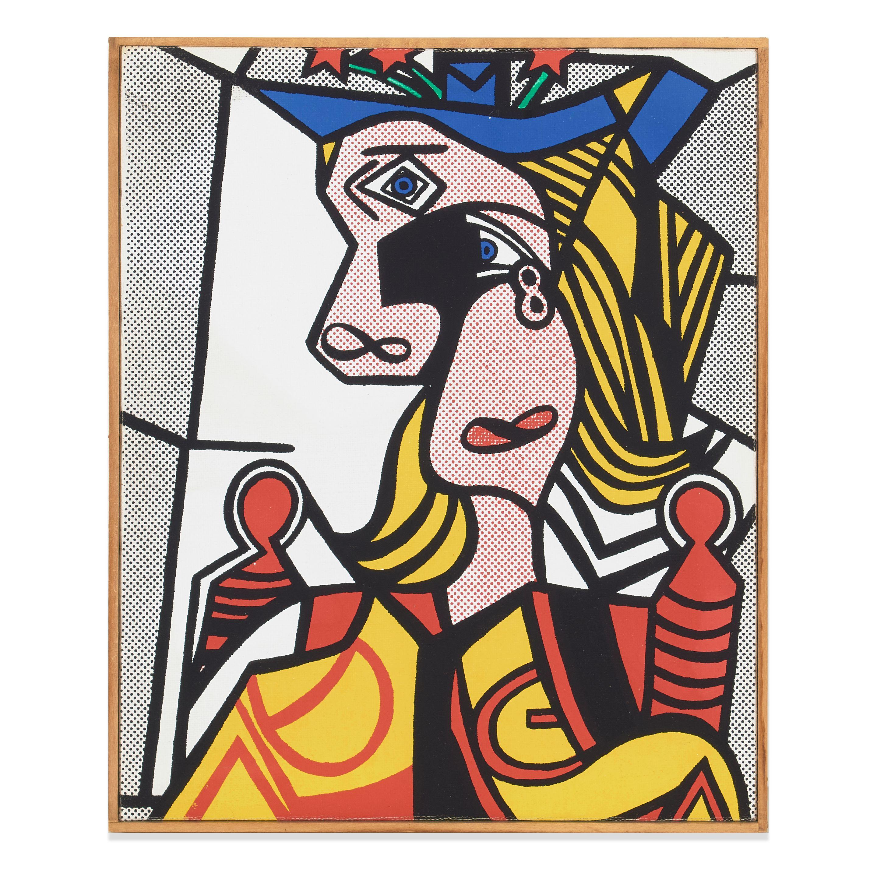 Richard Pettibone - Roy Lichtenstein, \'Woman with Flowered Hat\', 1968, 1970