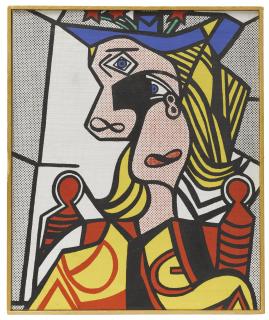 Richard Pettibone - Roy Lichtenstein, Woman With Flowered Hat, 1968
