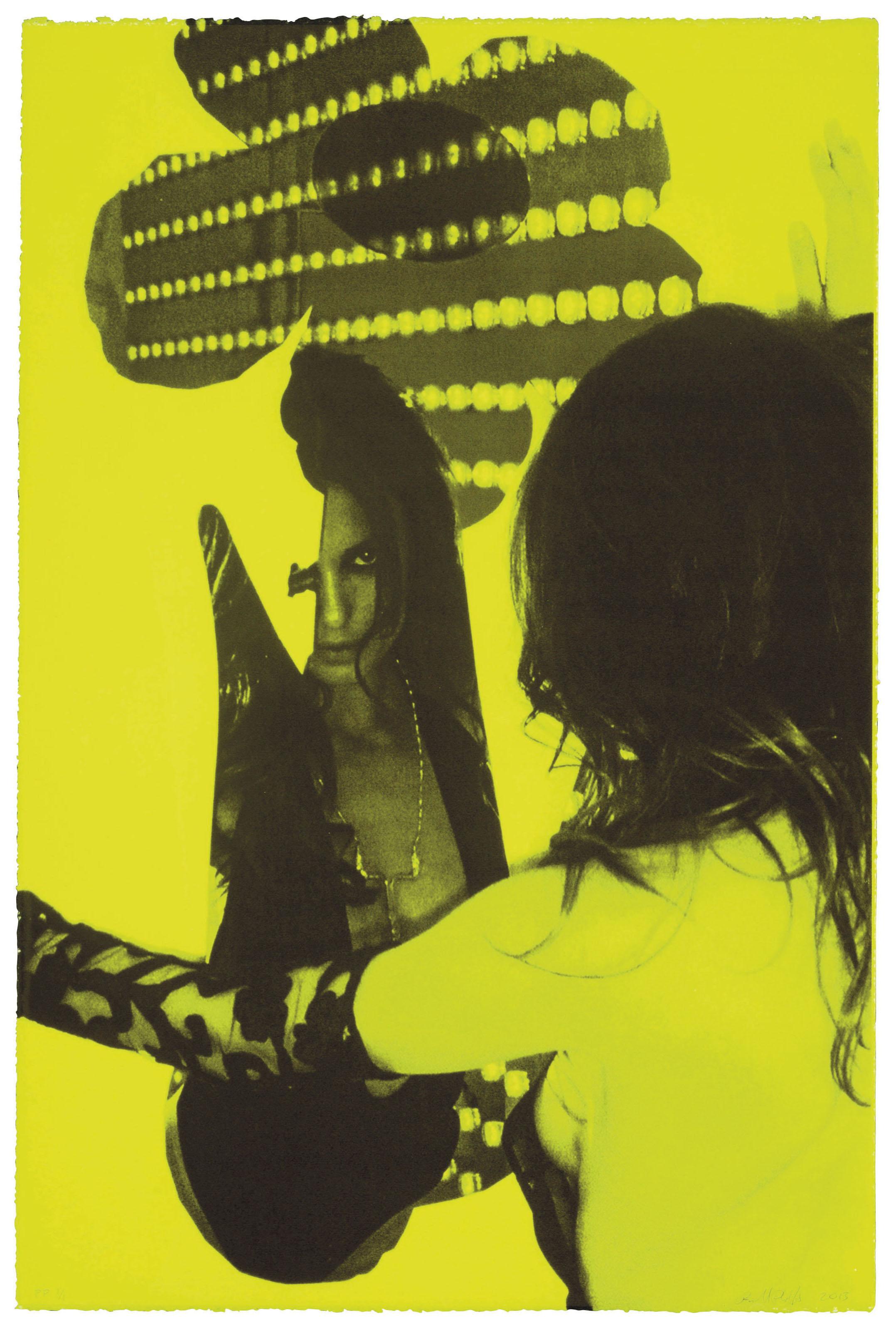 Richard Phillips - Flower Mirror Print