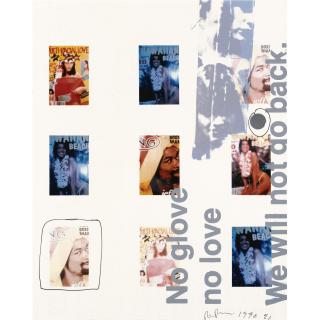 Richard Prince - Americanno Glove, No Love, We Will Not Go Back.