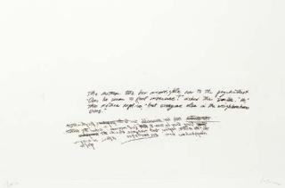 Richard Prince - [The Mother Took Her Incorrigible son...], from Black Jokes