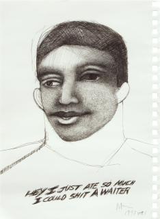 Richard Prince - Untitled (Hey I Just Ate...)