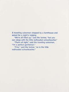 Richard Prince - Untitled (Joke - A Traveling Salesman...)