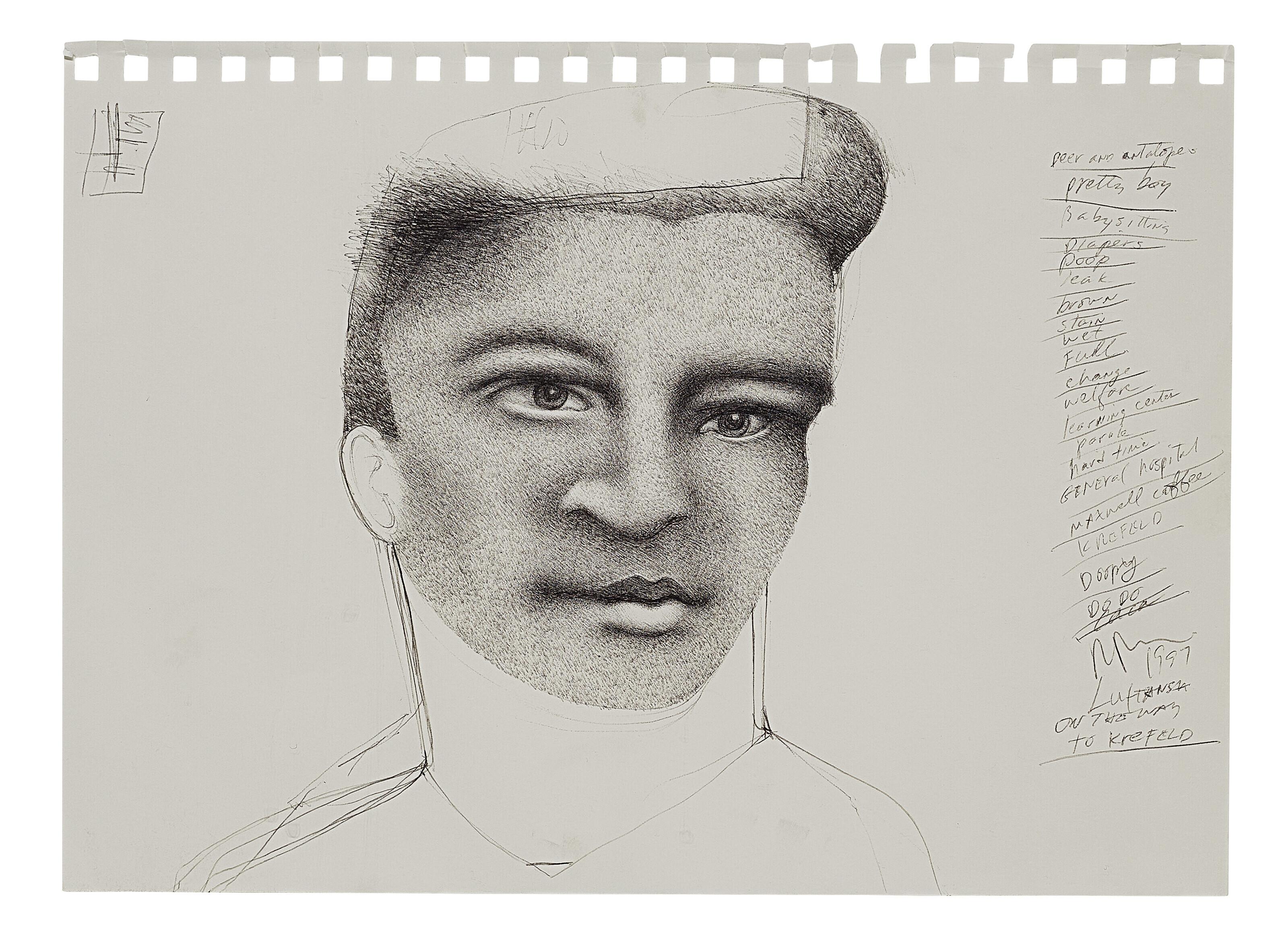 Richard Prince - Untitled (Lufthansa on the Way to Krefeld)