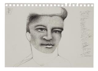 Richard Prince - Untitled (Lufthansa on the Way to Krefeld)