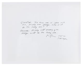 Richard Prince - Untitled (Question & Answer)