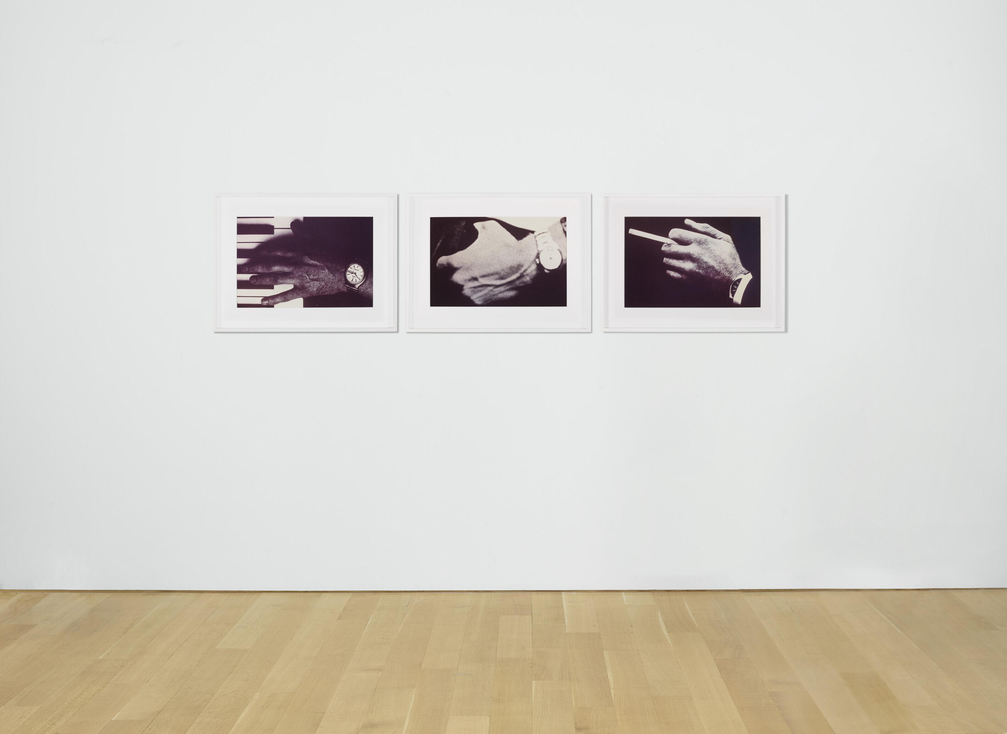 Richard Prince - Untitled (three men\'s hands with watches) [Three Works]