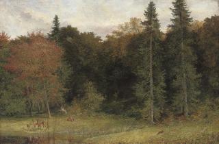 Richard Redgrave, R.A. - Startled foresters