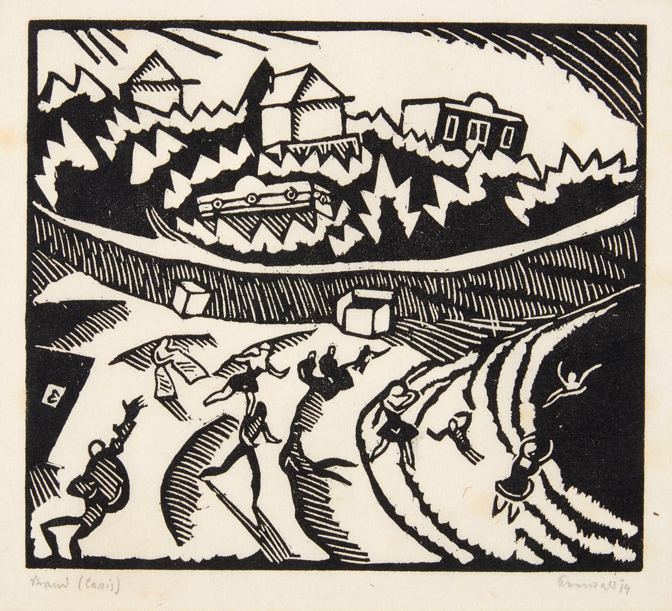 Richard Seewald - Konvolut von zwei Holzschnitten