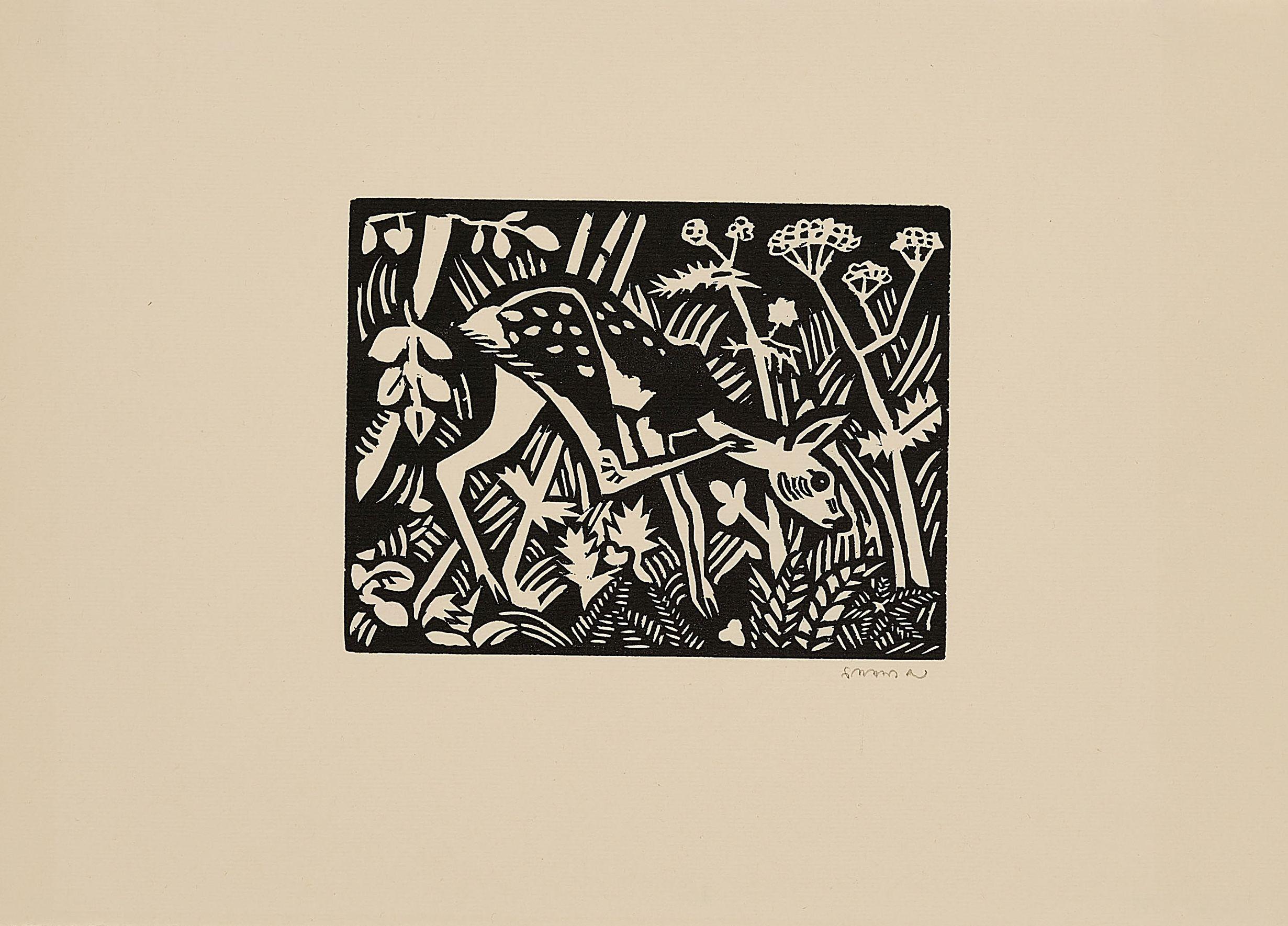 Richard Seewald - Rehkitz.