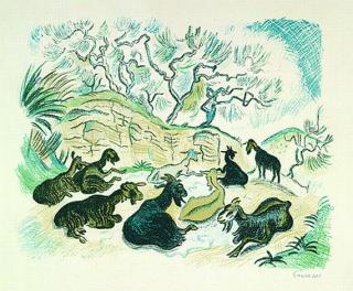 Richard Seewald - Ziegenherde