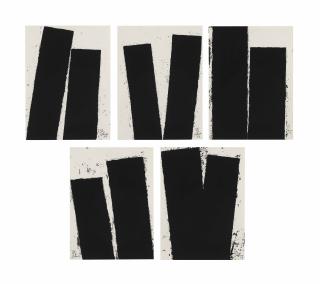 Richard Serra - Promenade Notebook Drawing