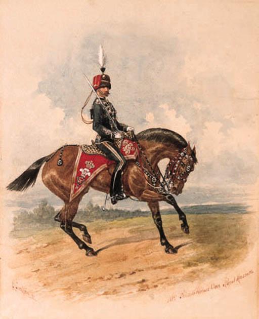 Richard Simkin - 10th Prince of Wales\'s Own Royal Hussars; and three others
