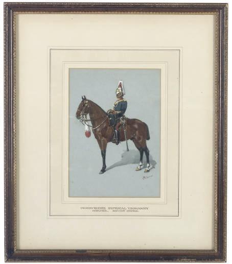 Richard Simkin - A Derbyshire Imperial Yeomanry Officer, Review Order