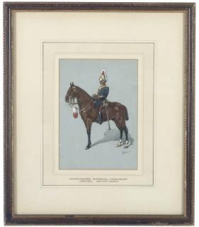 Richard Simkin - A Derbyshire Imperial Yeomanry Officer, Review Order