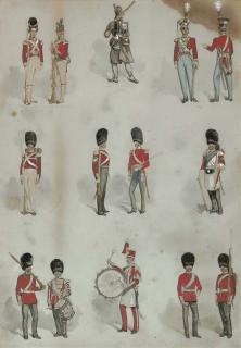 Richard Simkin - Regimental Studies