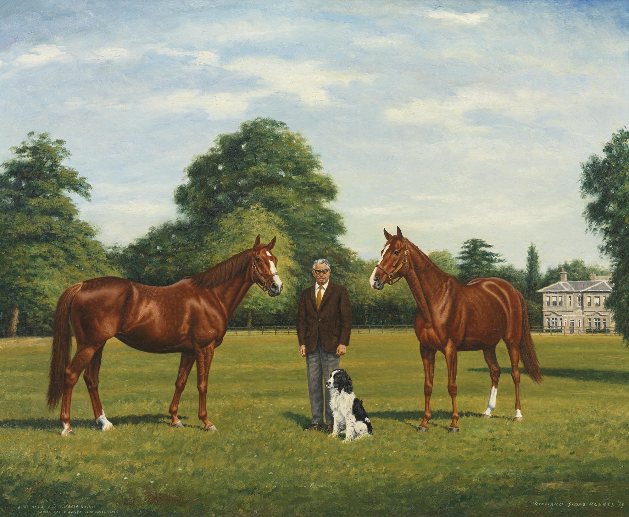 Richard Stone Reeves - Altesse Royale And Bleu Azur With Col. F. Roger Hue-Williams