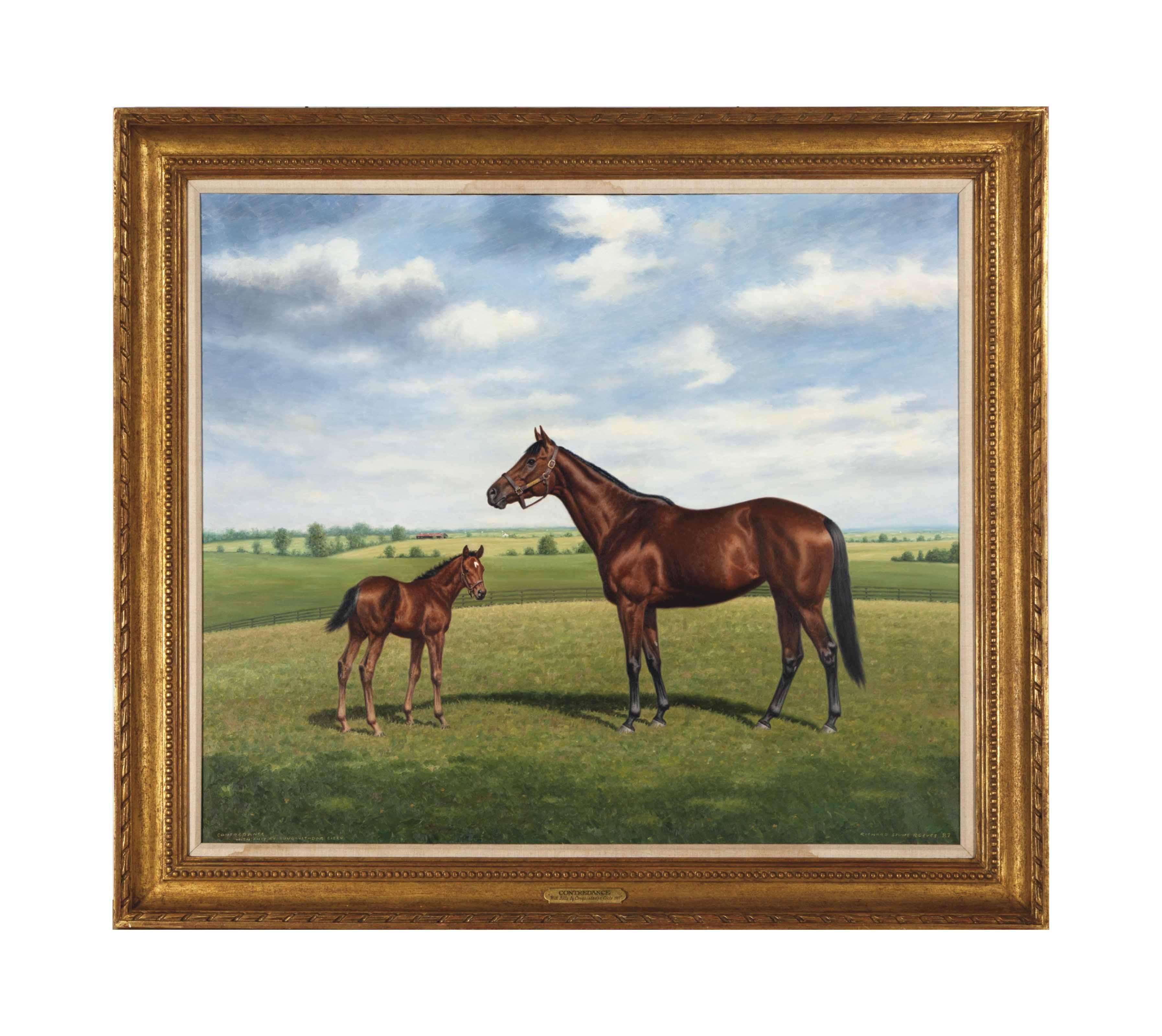 Richard Stone Reeves - Contredance with Filly by Conquistador Cielo