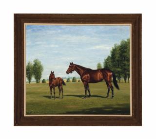 Richard Stone Reeves - Kennelot with Filly by Bold Bidder