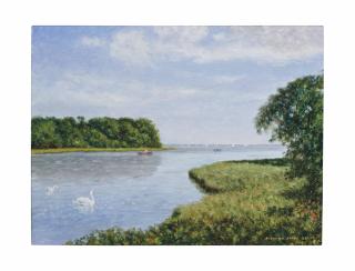 Richard Stone Reeves - Narrow River, Orient, New York