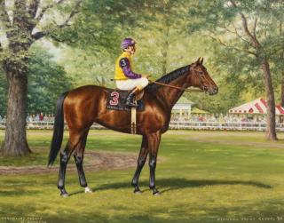 Richard Stone Reeves - Versailles Treaty, Angel Cordero Up, Alabama Stakes, 1991