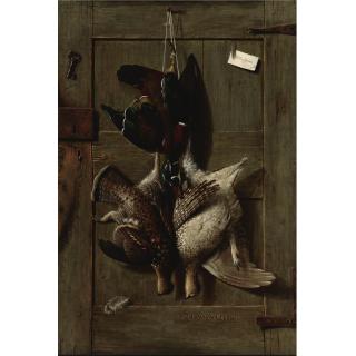 Richard T. LaBarre Goodwin - Still Life With A Wood Duck And Grouse