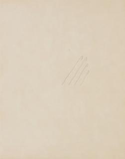 Richard Tuttle - How Paint Meets Line Group (Drawing No. 7)