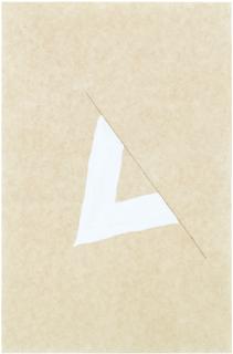 Richard Tuttle - (I) Diagonal - Triangulation Series (Ii) No. 25 Coloured Lines (Iii) Two Blues