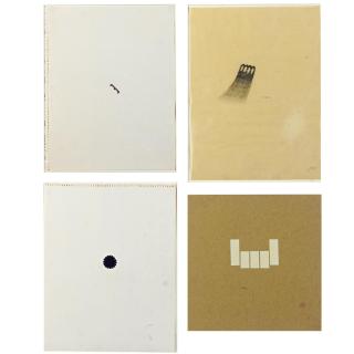 Richard Tuttle - I) Untitled Ii) 52 1/2 Center Point Works I (3) Iii) Title 4 Iv) Composition With Tape