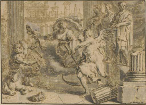 Richard van Orley - War, Vanity And Time Wreaking Destruction On The Works of Emperors