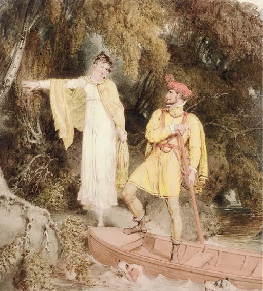 Richard Westall, R.A. - The Embarkation