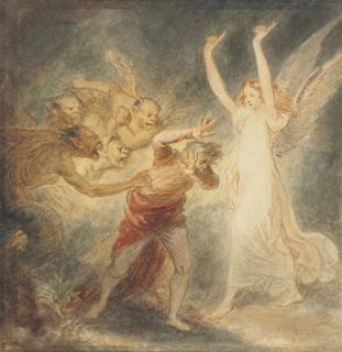 Richard Westall, R.A. - The Ghost Of Prince Edward Appearing To Clarence In A Dream; Act 1, Scene 4 Of \'Richard Iii\'