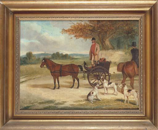 Richard Whitford - A Carriage Driver Surveying The Landscape