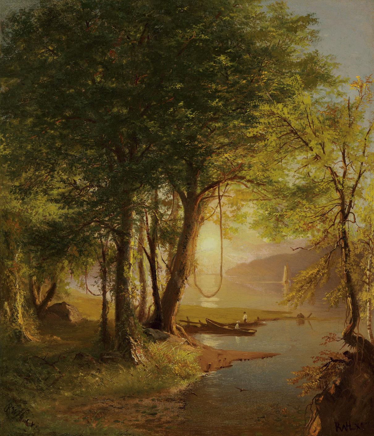 Richard William Hubbard - Sunset Landscape