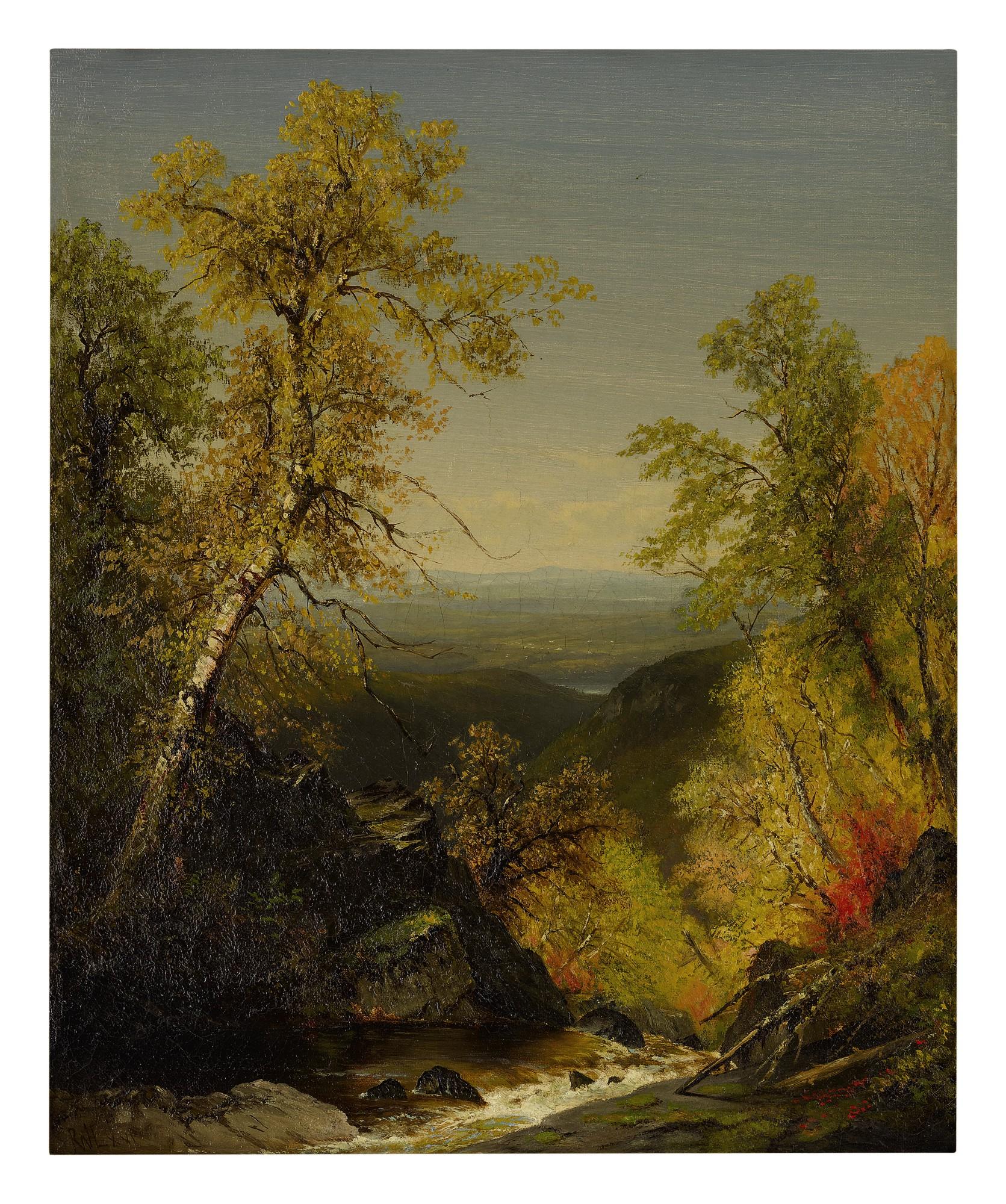 Richard William Hubbard - The Top Of Kaaterskill Falls, Autumn