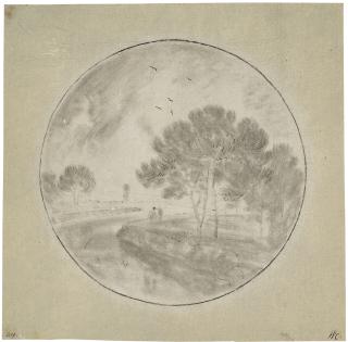 Richard Wilson, R.A. - On the Tiber near Rome