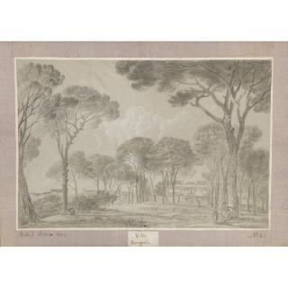 Richard Wilson, R.A. - The Villa Borghese, Rome