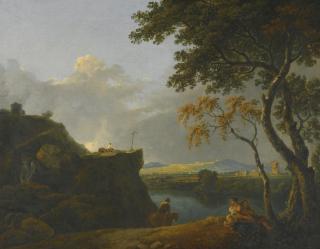 Richard Wilson, R.A. - The White Monk