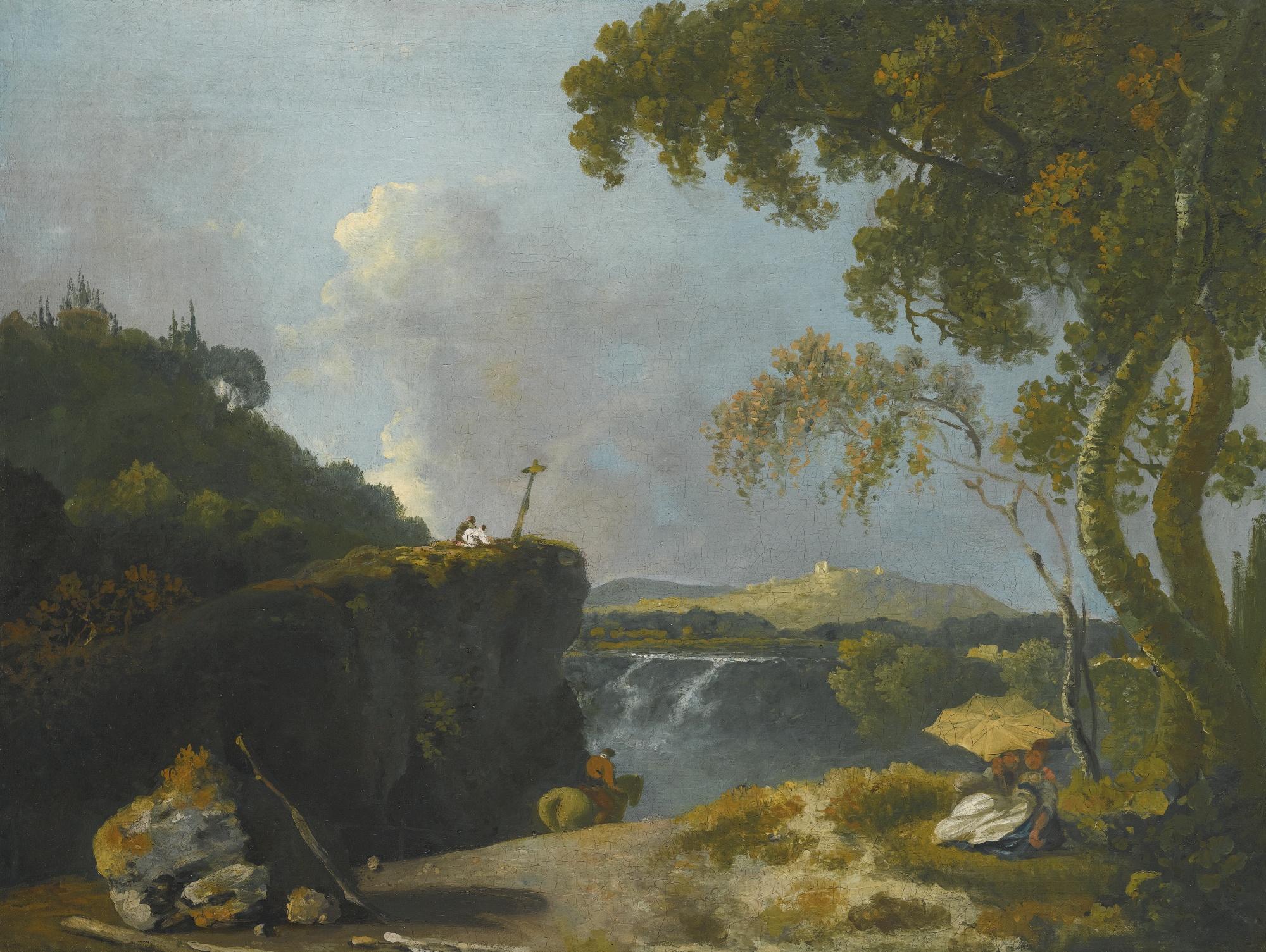 Richard Wilson, R.A. - The White Monk