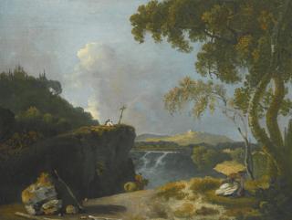 Richard Wilson, R.A. - The White Monk