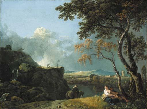 Richard Wilson, R.A. - The White Monk