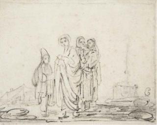 Richard Wilson - Quatre Personnages Dans Un Paysage