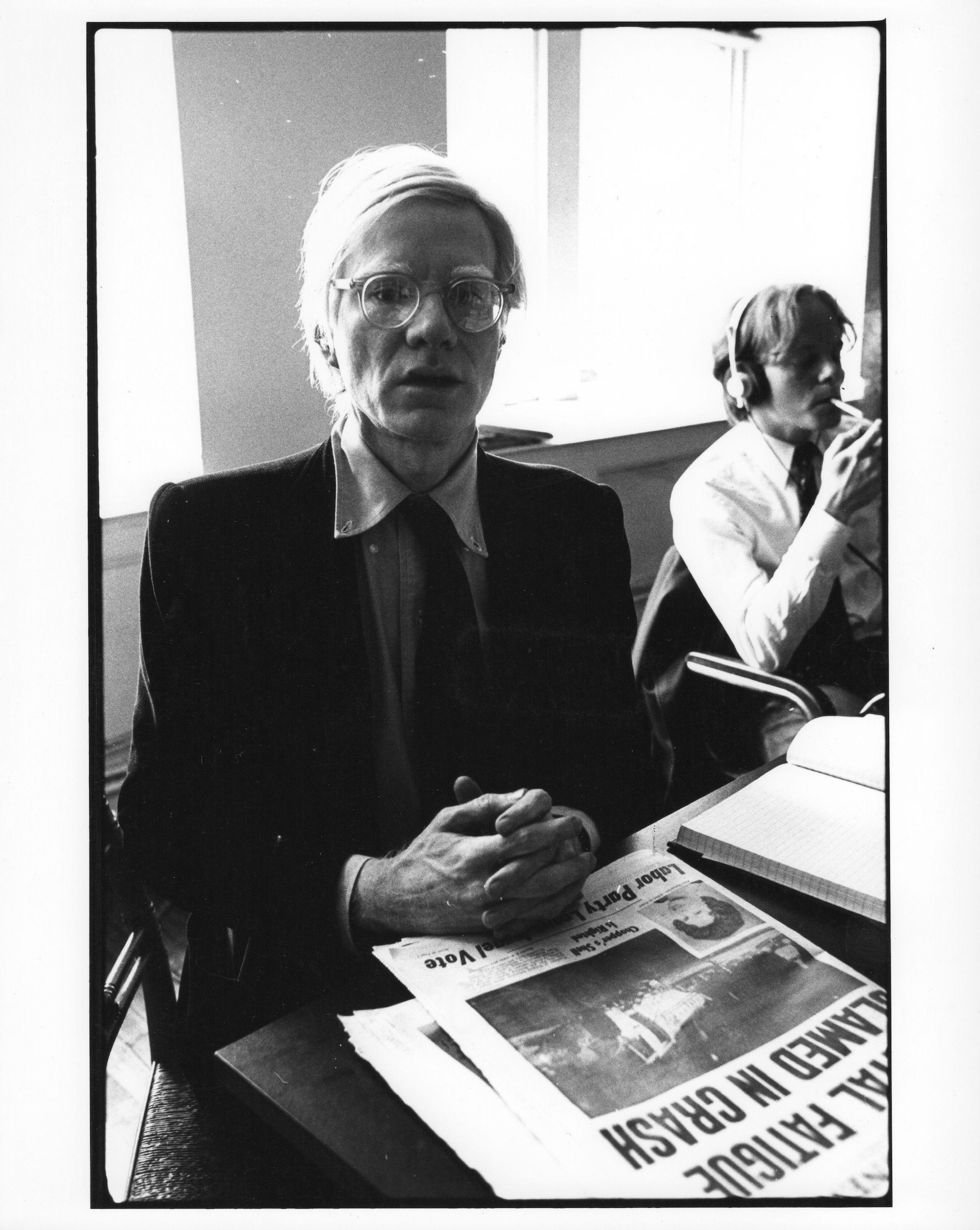 Richard Young - Andy Warhol, The Factory, New York, 1979