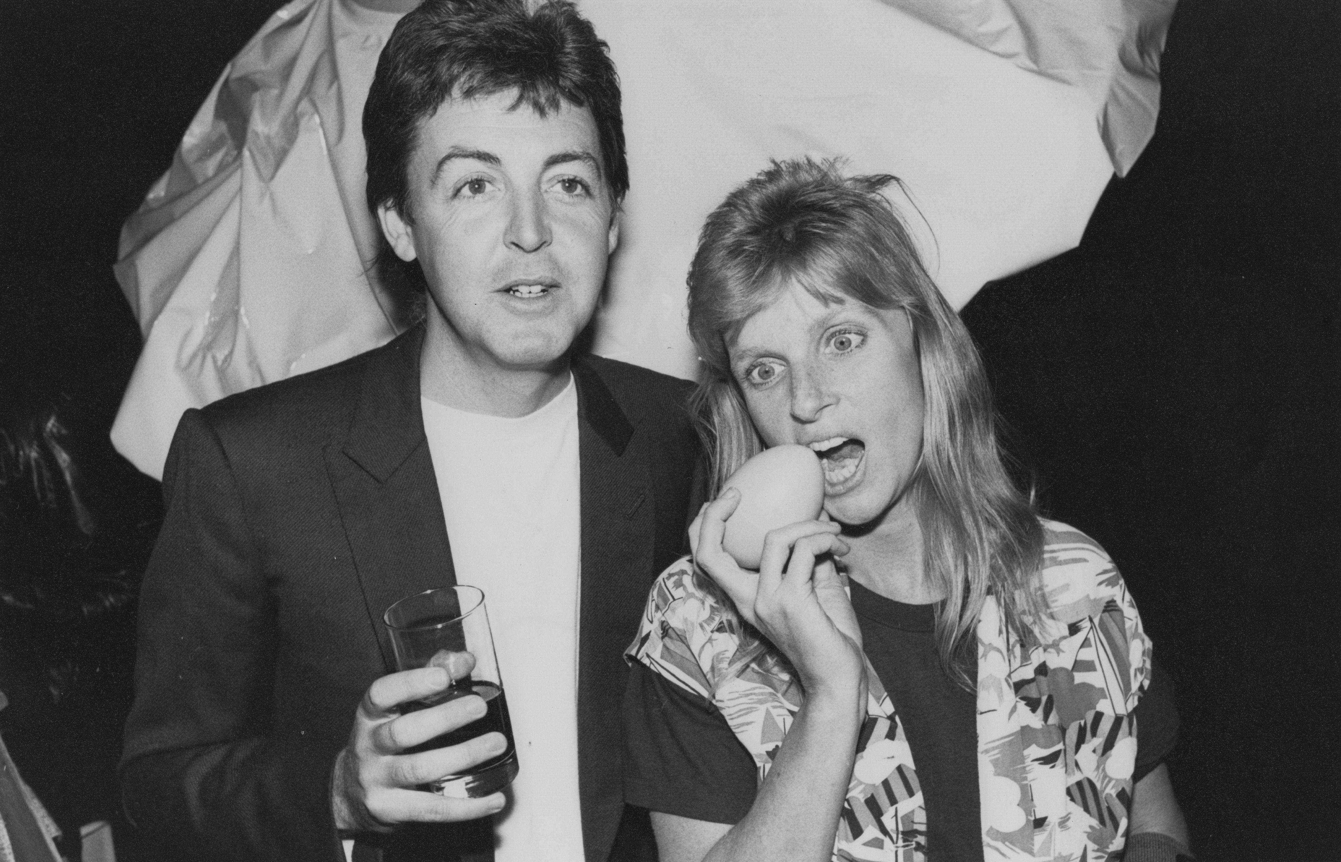 Richard Young - Paul McCartney & Linda McCartney, Party for \'Wings\', London, 1979